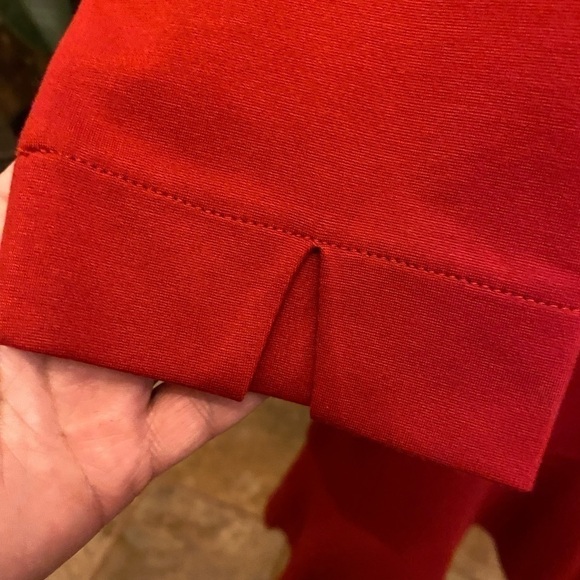 NWT J JILL BRICK RED DRESS SIZE S WITH GREAT STRETCH CAN FIT M - Picture 3 of 7
